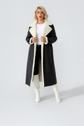 Long winter coat for women with teddy lining - Morgan Mode