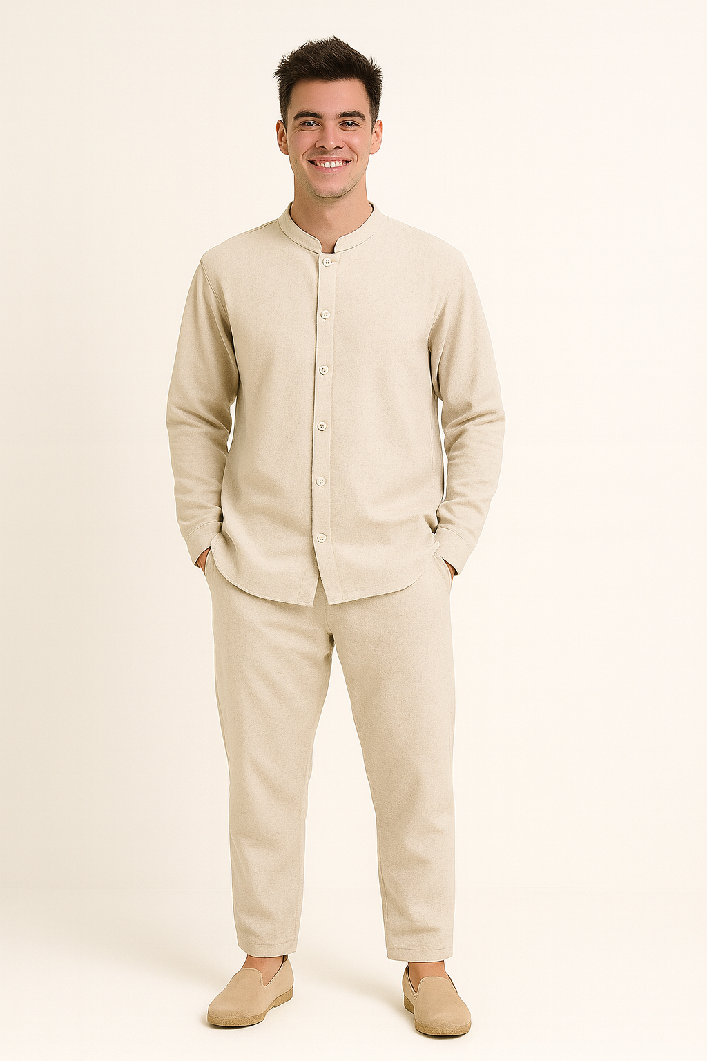 Men's set - linen blend - Morgan Mode
