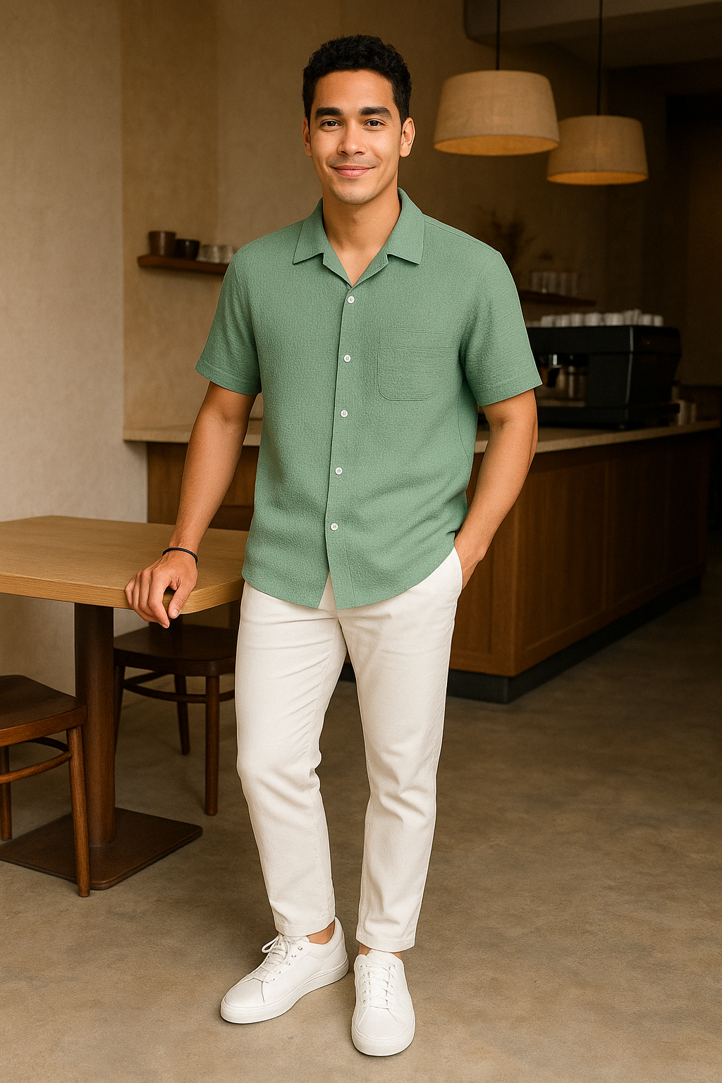 Elegant blouse for men - Morgan Mode