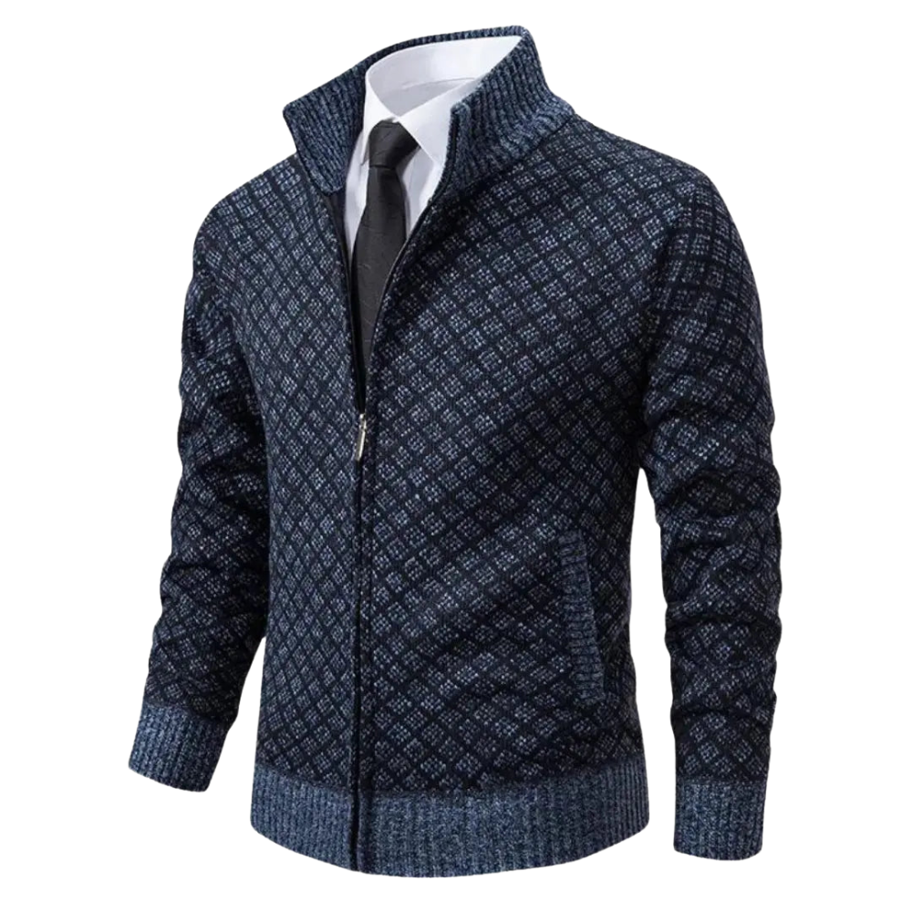Men’s Full-Zip Knit Cardigan Jacket