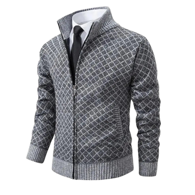 Men’s Full-Zip Knit Cardigan Jacket