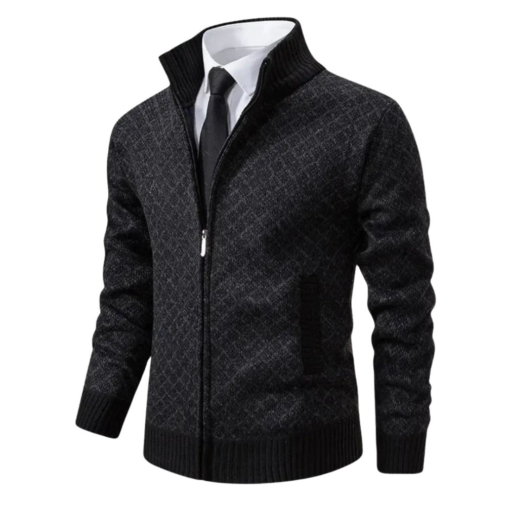 Men’s Full-Zip Knit Cardigan Jacket